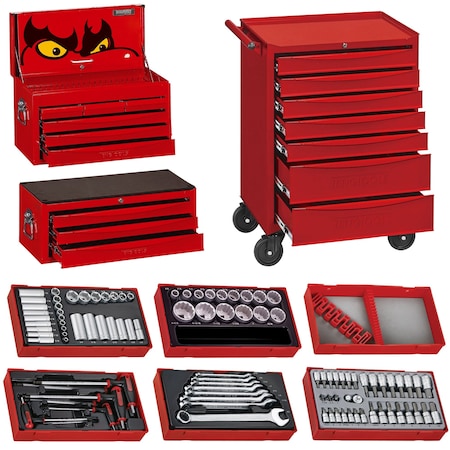 Teng Tools 140 Piece 16 Drawer SAE Series Tool Kit SERIES140SAESTACK